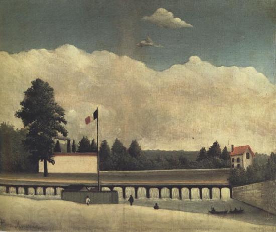 Henri Rousseau The Tollgate Germany oil painting art